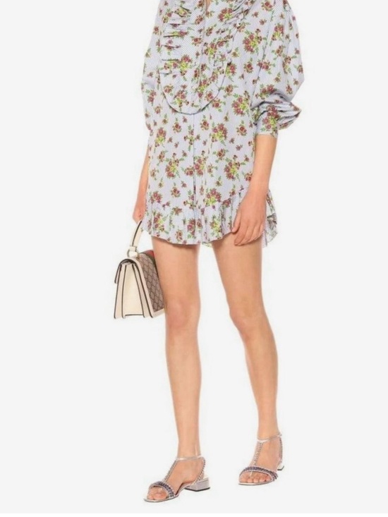 New Gucci Bertie Sandals with Red, Clear, and Blue Crystal Straps 37.5 - Picture 11 of 14